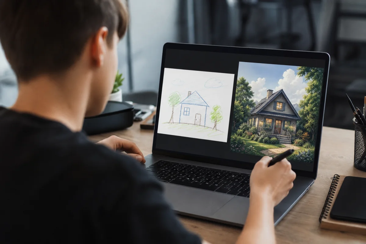 ChatGPT отримав інструмент Sketch для перетворення ескізів на зображення