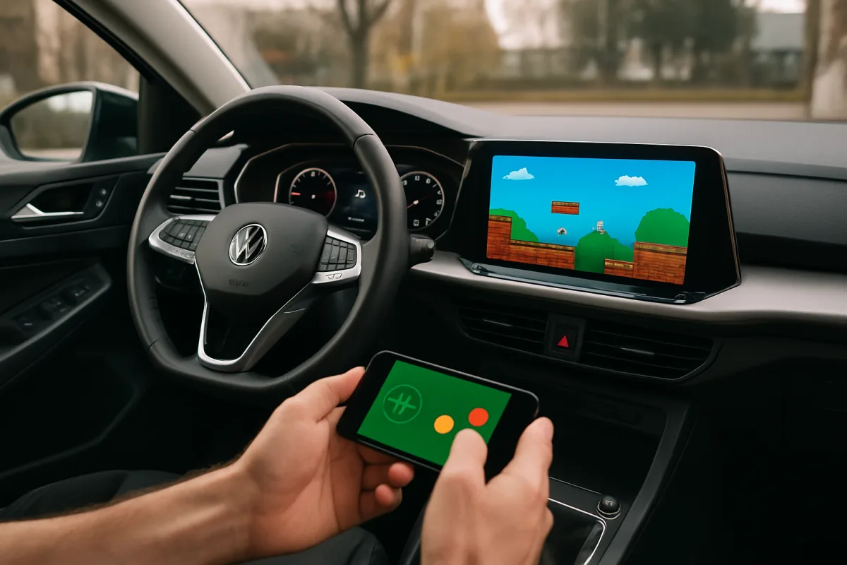 Volkswagen додасть Tetris та інші ігри до дисплеїв автомобілів 2027 року