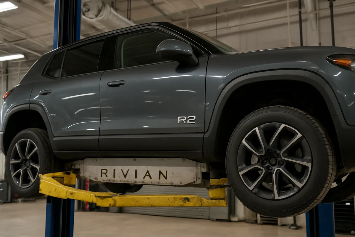Rivian відкликає кросовери R2 через неналежно затягнуті батареї