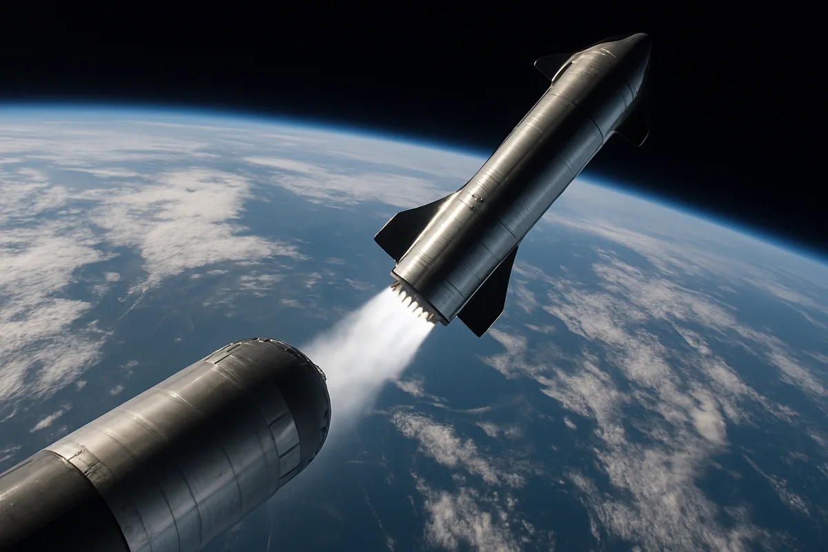 SpaceX показала відео першого орбітального польоту Starship