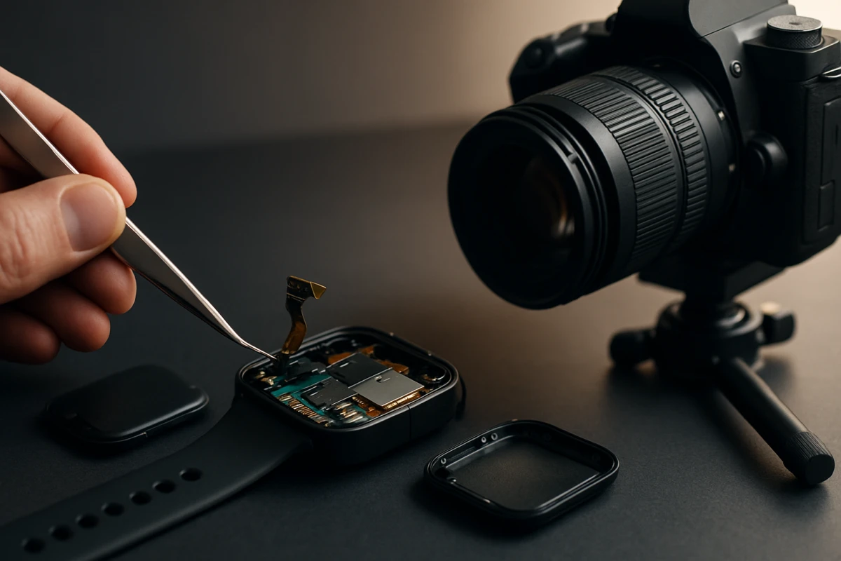 Фотограф показав як знімав макрокадри розбирання Pixel Watch 4
