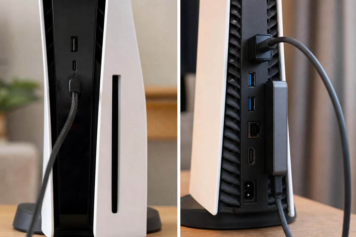 Як використовувати USB-порти PlayStation 5 для зберігання й аксесуарів