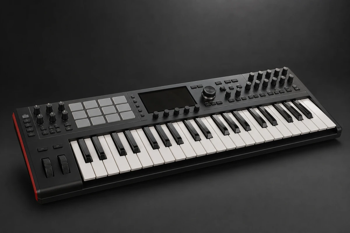 Akai показала деталі семплера MPC Sample Key з 37-клавішною клавіатурою