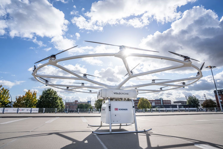 Volocopter провела перший політ вантажного дрона, здатного перевозити до 200 кг